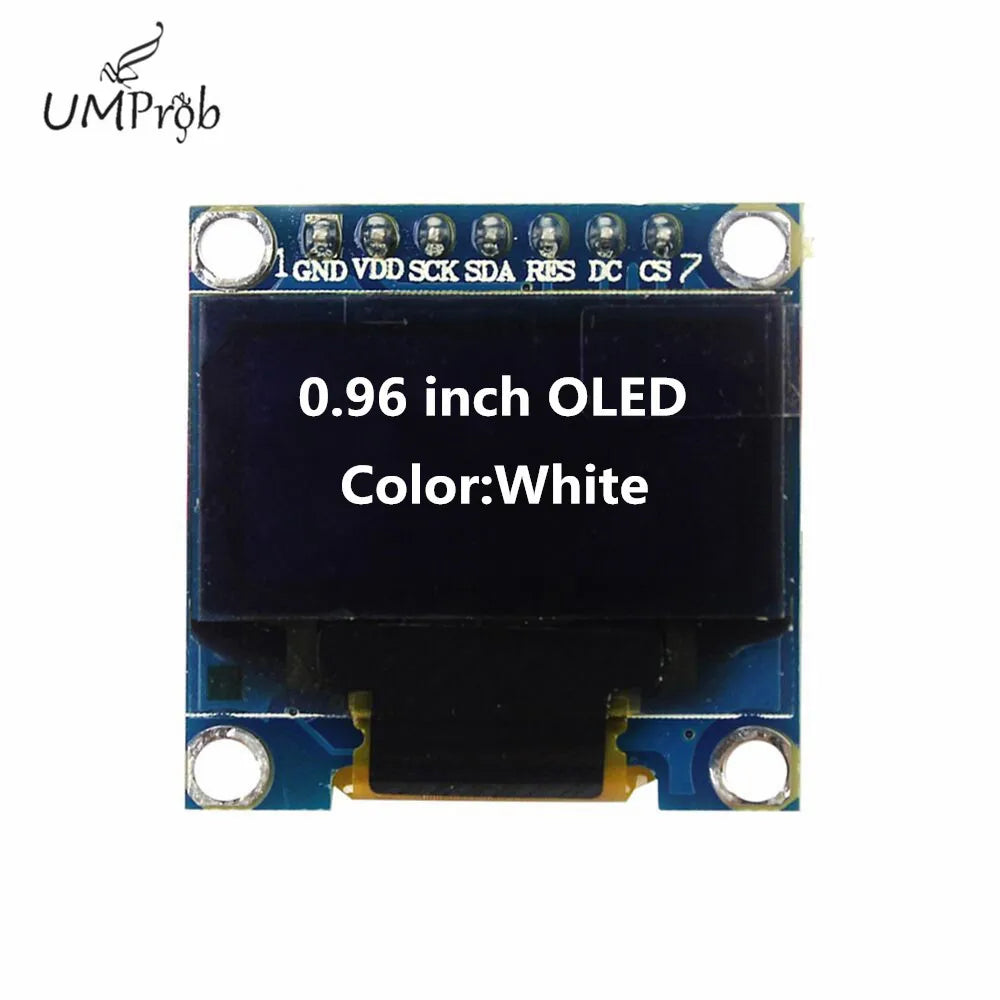 0.91 Inch 128x32 IIC I2C White / Blue OLED LCD Display DIY Module SSD1306 Driver IC DC 3.3V 5V for Arduino