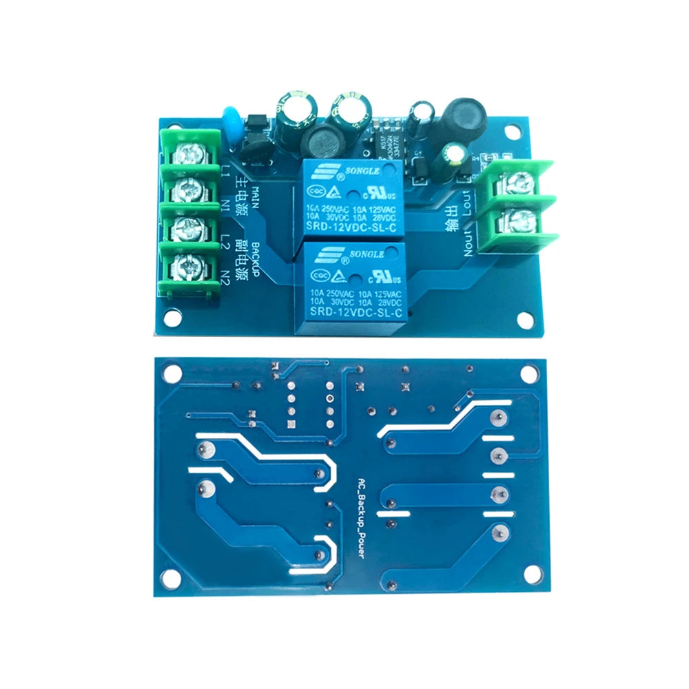 220V Two-Channel  Relay Automatic Switch Module 10A  Dual Relays  Electrical Accessories Power Supply