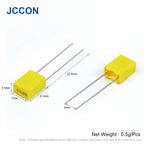 20Pcs Correction Capacitor Polypropylene Safety Plastic Film Capacitor 100V-630V 1nF ~ 470nF 102J 103J 104J 394J 475J 223J