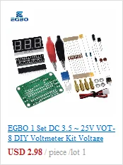 EGBO 1N4007 Bridge Rectifier AC to DC Converter Full Wave Rectifier Board Module DIY KIT