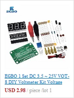 EGBO 1N4007 Bridge Rectifier AC to DC Converter Full Wave Rectifier Board Module DIY KIT