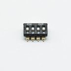 5pcs  KM-2P/3P/4P 5P 6P/8P 2.54mm chip DIP switch  gold-plated feet black SMD chip