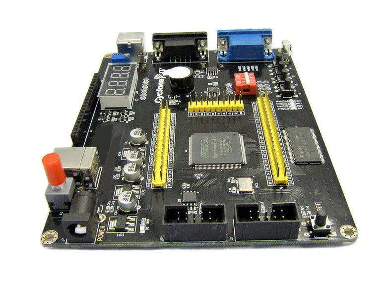 Educational DIY Kit for Altera CycloneIV FPGA, Includes EP4CE6 EP4CE10 PCB Board & USB Download Cable + Plastic Box
