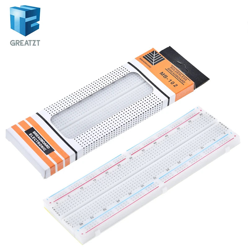 MB-102 MB102 SYB-170 Breadboard 400 830 Point Solderless Bread Board Test Develop For Dupont line DIY for arduino laboratory