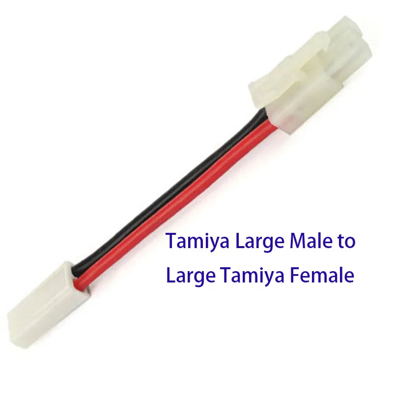 XT30 XT60 XT90 XT90S EC2 EC3 EC5 Tamiya MPX Deans JST Male to Female Extension Cable Wire 14awg 10/15cm for RC Battery Charger