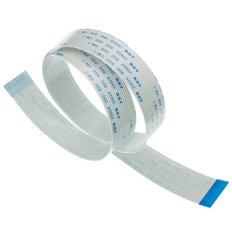 Flexcable for Raspberry Pi Model B+ 2M 1M 50CM 30CM 15CM 15 Pins Ribbon Flex Cable 15CM-200CM FFC 1.0mm AWM 20624 80C 60V VW-1
