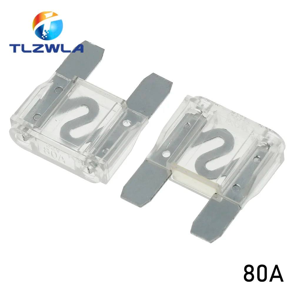 Zinc 32V Large Size Insurance Plug In Insert Xenon Light Truck Boat Automotive Car Blade Fuse 20A 30A 40A 50A 60A 70A 80A