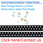 LoCNService 30PCS 0.8Inch Digital Tube LED Display 1 Bit Red Yellow Green Blue White Common Anode / Cathode 7 Segment 0.8 inch