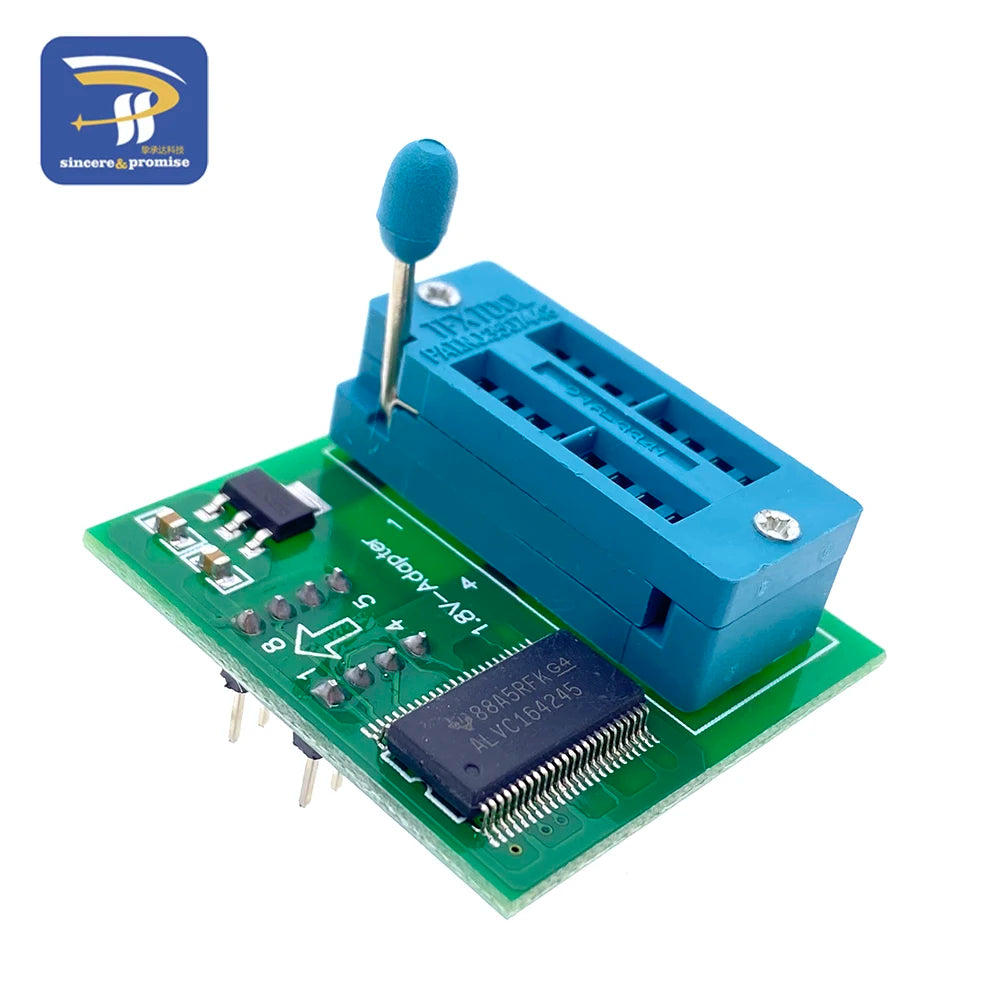 1.8V Adapter For Motherboard 1.8V SPI Flash SOP8 DIP8 W25 MX25 Use On Programmers TL866CS TL866A EZP2010 EZP2013 EZP2019 CH341A