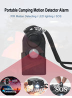 1/3pcs Camping Travel Portable Mini PIR Infrared Motion Sensor Detector Alarm 120dB Wireless Security Self Defense Dropshipping