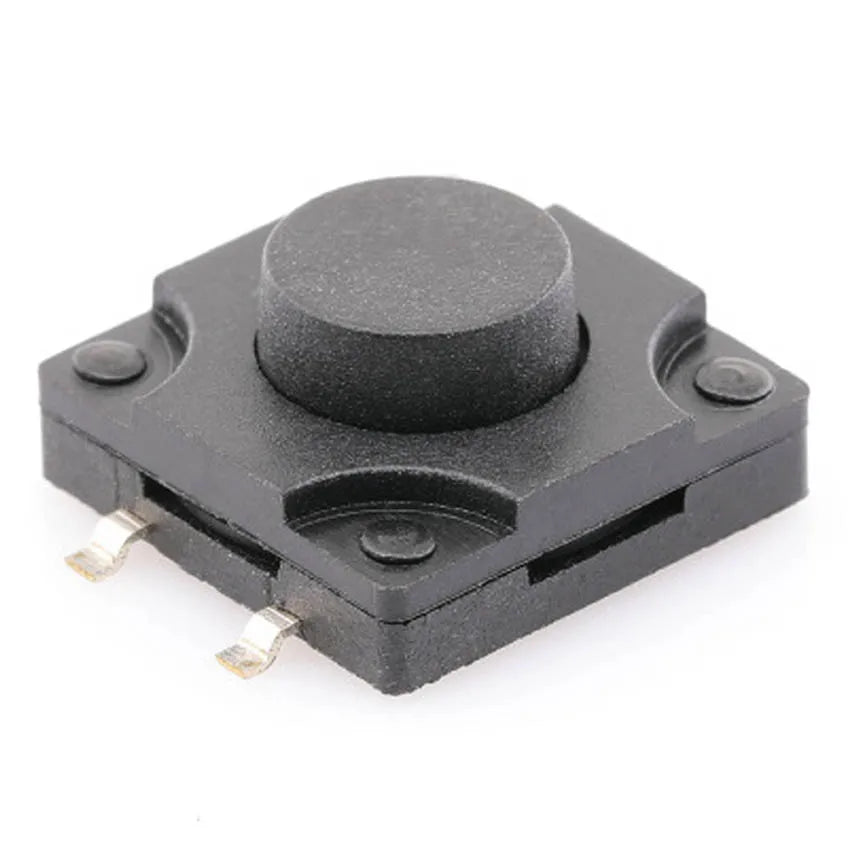 10PCS 12*12*5MM Tact Switch Push Button Switch 12V Copper 4PIN DIP Micro Waterproof Switch Button for TV Toys Home Use Button