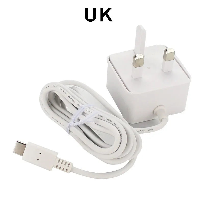 Official Raspberry Pi 4 Power Supply 5V 3A Charger EU UK US Plug Recommended USB-C Power Adapter for Raspberry Pi 4 Model B