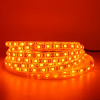 led strip lights decoration for wall bedroom True Orange no Amber Yellow 3528 5050 SMD 12V Car Tail Lamp Stop Light Indicator