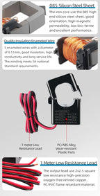 Split Core Current Transformer OPCT50AGL 250A 400A 600A 800A 1000A with 5A Output Clamp on Transfomrer