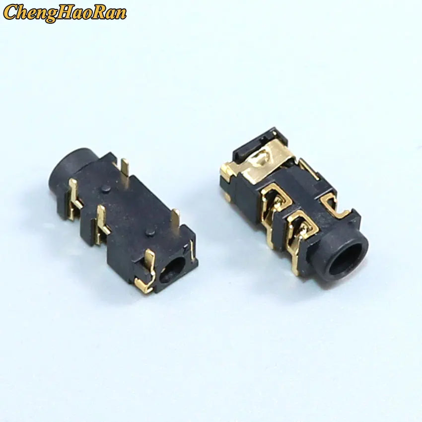 PJ Series 3.5mm Stereo Female Socket with Screw Audio Headphone Jack 3P Vertical Double Channel Connector 393 358 313 306（1-20）