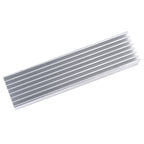 Extruded Aluminum Heatsink For High Power LED IC Chip Cooler Radiator Heat Sink Drop Ship 100*25*10mm