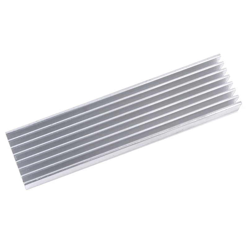 Extruded Aluminum Heatsink For High Power LED IC Chip Cooler Radiator Heat Sink Drop Ship 100*25*10mm