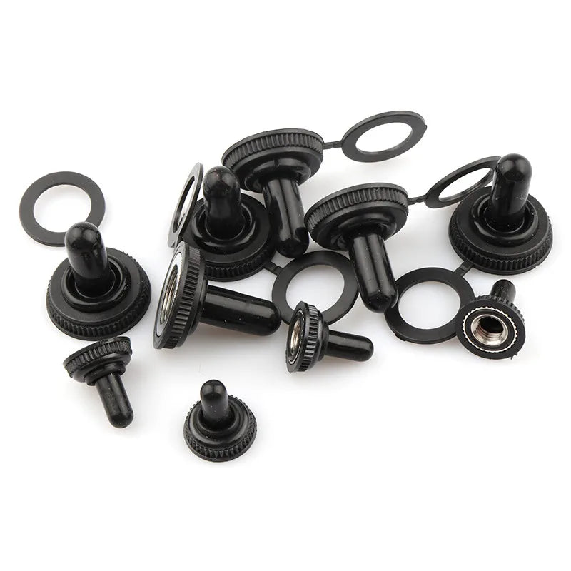 5/10Pcs 12MM 6MM Toggle Switch Waterproof Rubber Resistance Cover Rocker Toggle Button Switch Dust Cover
