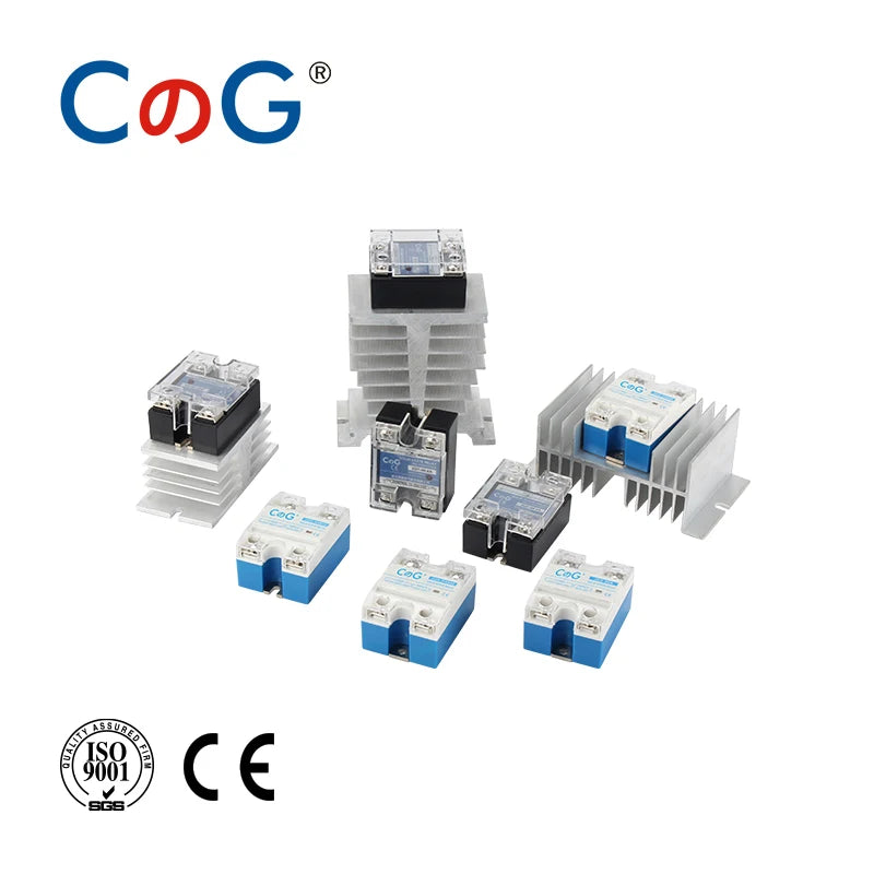 CG SSR-10VA 25VA 40VA SSR Single Phase Voltage Regulator Relay Heat Sink 10A 25A 40A VA Solid State Relay