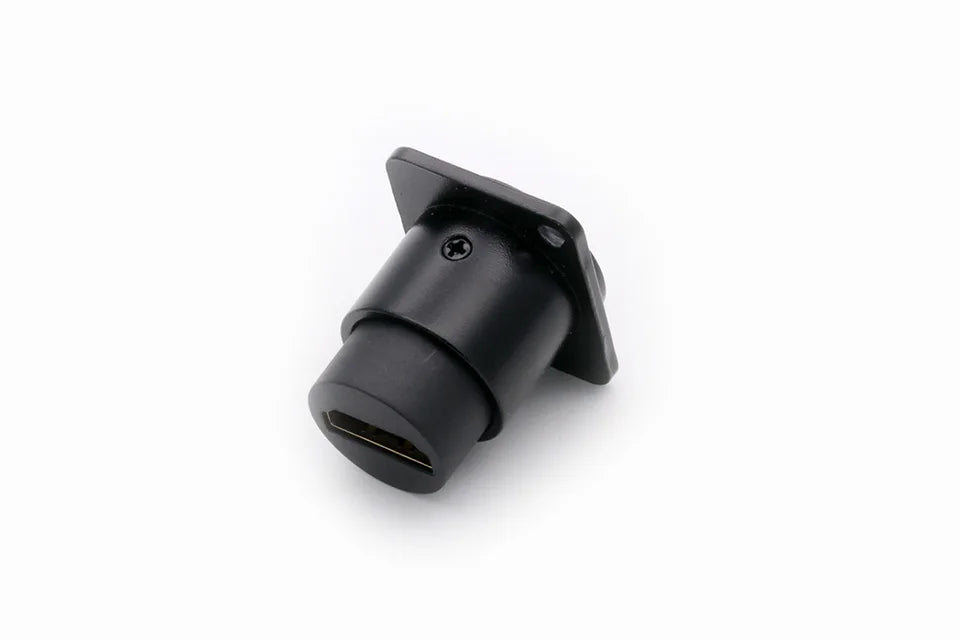 1PC D Type Chassis Connector, D Female Socket Panel Mounted Connector HDMI-Compatible
