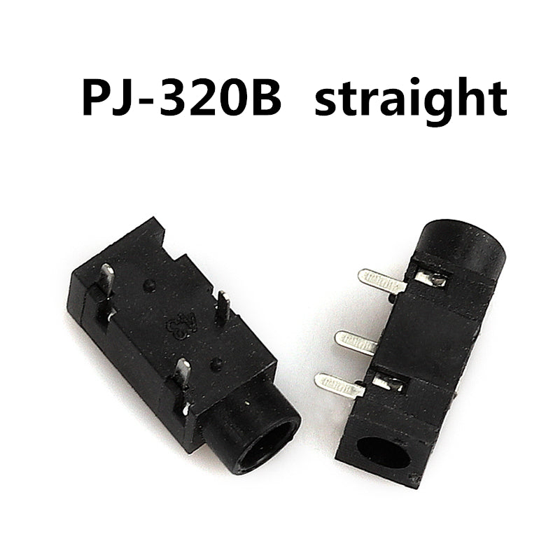 5PCS 3.5MM Headphone Jack Audio Video Female Dual Channel Stereo Jack Socket Stereo Solder Panel Mount PJ313 PJ320 PJ325 PJ326