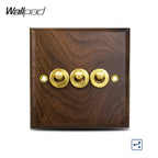 Toggle Wall Switch 1-4 Gang, Solid Wood Frame, EU French Wall Socket, Flush / Surface Mounting, Z6 Wallpad