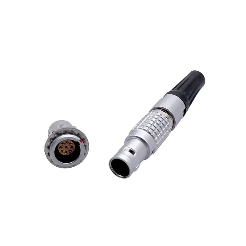 1Set 0B Connector 2 3 4 5 6 7 9 Pin FGG Plug For Sound Device Metal Circular  Plug Cable Connector EGG Socket
