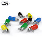 JZDZ 10pcs 4mm Banana Socket Binding Post Nut Banana Plug Jack Electrical Connector Terminal DIY Parts J.50001