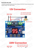 Capacitive Soil Moisture Sensors Module / Soil Humidity Digital Display Relay Control Module Automatic Watering TZT For Arduino