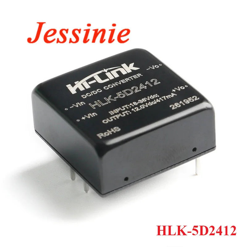 DC-DC Isolated Converter Power Supply Module 5W 12V 24V 5D2405/5D1205/5D1212/5D1215/5D2412 VRB2403/2409/2415/2424YMD-5WR3