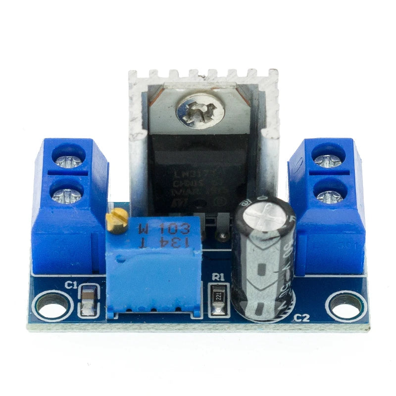 LM317 Adjustable Voltage Regulator Power Supply DC-DC Converter Buck Step Down Circuit Board Module Linear Regulator