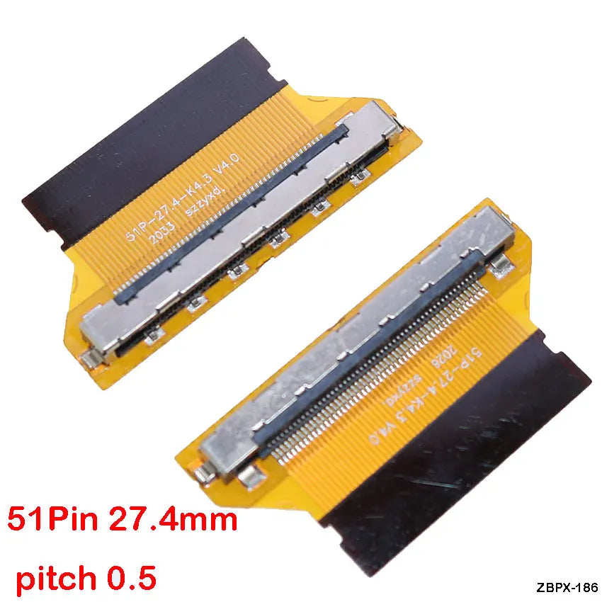 30PIN 51Pin 26MM 27.4MM 29.5MM Pitch 0.5 30Pin to 2.0 Controller for FPC Flexible Flat Cable Adapter Board Converter Connector
