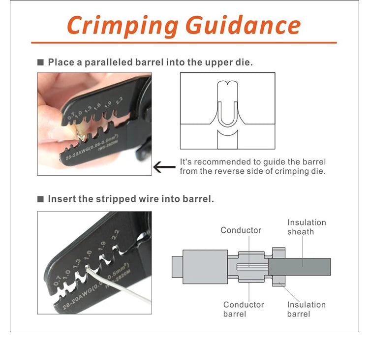 Crimping Tool Pliers JST XH-2.54 Crimping pliers for JST 2.54 2510 Connectors With Connector plug + needle +socket Header