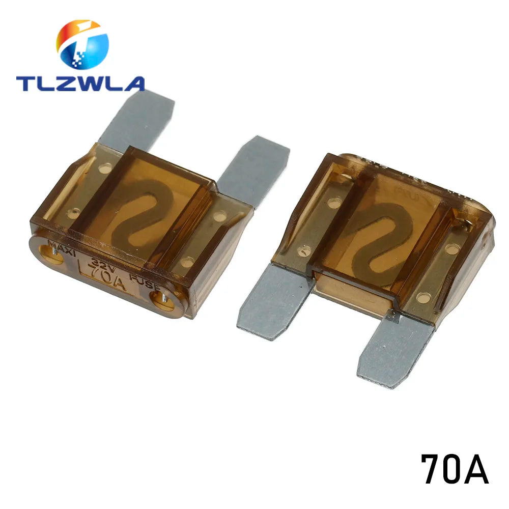 Zinc 32V Large Size Insurance Plug In Insert Xenon Light Truck Boat Automotive Car Blade Fuse 20A 30A 40A 50A 60A 70A 80A