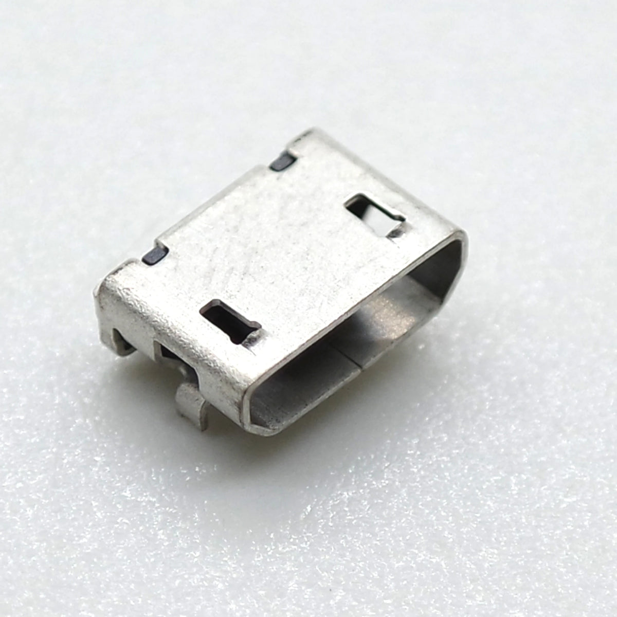 10pcs Micro USB Female Base 5p Plug-in Type B 6.4Dip Speaker Charging Base with Column Straight Edge USB Data Connector