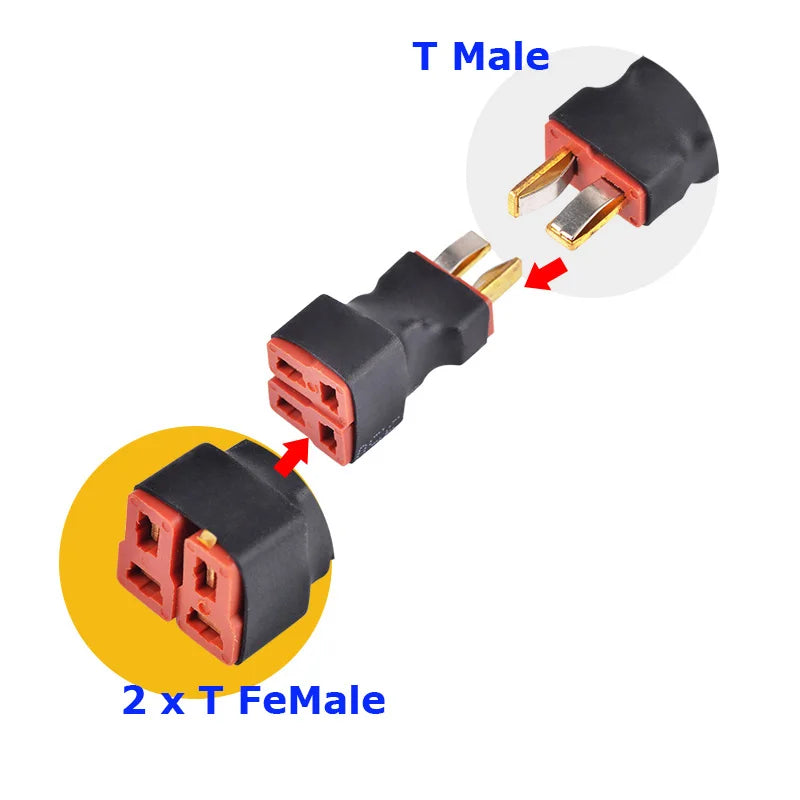 Adapter XT30 XT60 XT90 Traxxas T Plug Deans EC5 EC3 Female to Male HXT 4MM Connectors Plug RC Lipo Battery Control Parts DIY