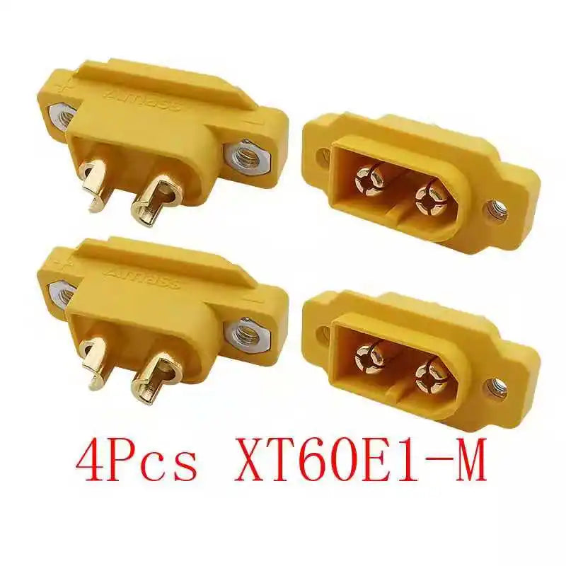 XT60E XT60H RC Lipo Battery Male Female Bullet Connectors with Sheath Housing XT60E1-M Power Plug XT60H-F Jack RC Drone Adapter