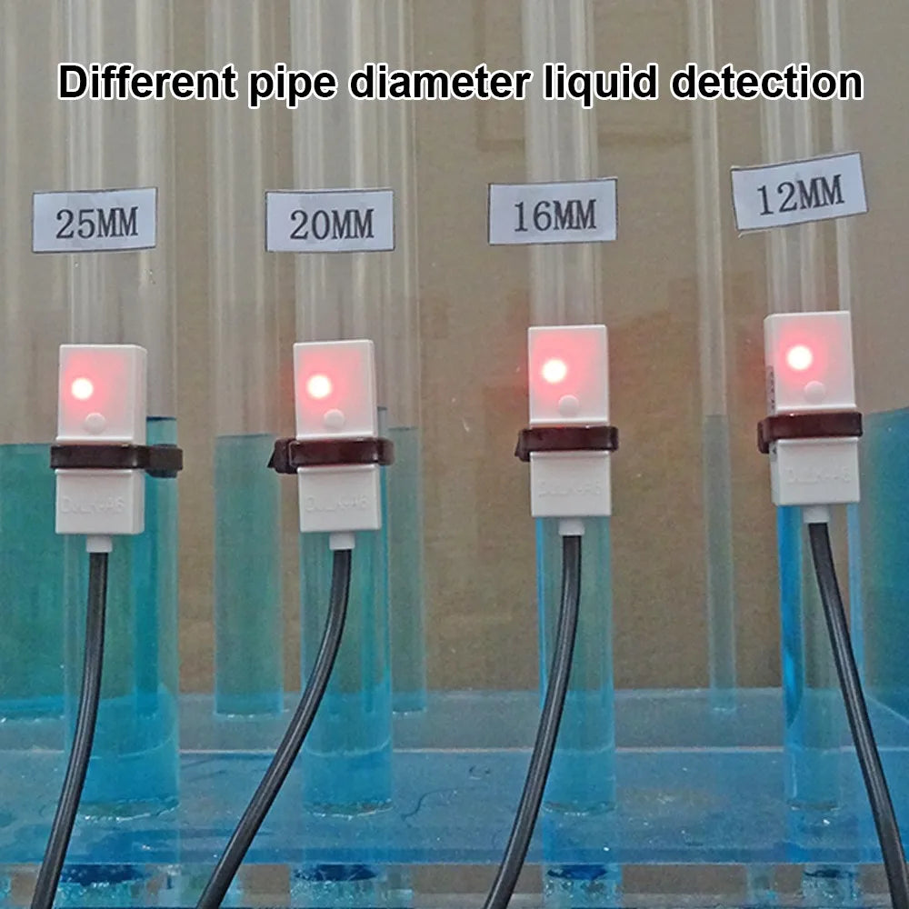Water Level Detector 5V 12V 24V Capacitance Non-contact Liquid Level Sensor Intelligent Induction Level Switch Detection Switch