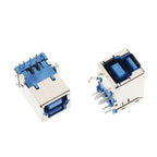 5Pcs USB 3.0 Connector Male / Female Socket High Speed Data Transmission USB3.0 Jack For Laptop U Disk Printer