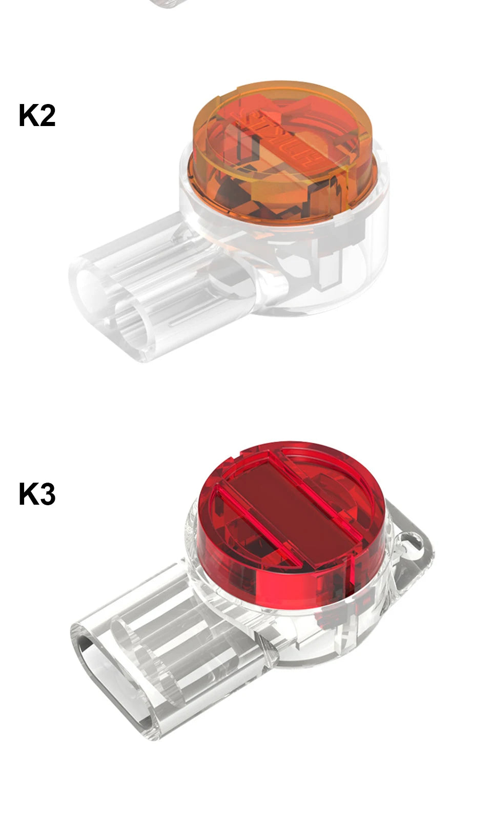 K1 K2 K3 Connector Crimp Connection RJ45 RJ11 Waterproof Wiring Ethernet Telephone Cable Cord Network Terminals 500/1000pcs