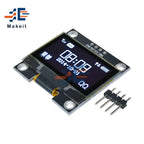 1.3 Inch 1.3" OLED LCD Display White/Blue Screen Module 4PIN IIC I2C Serial 128x64 SSH1106 12864 LCD Screen Board for Arduino
