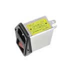 TOMZN 115V 230V Lighted AC Filter Communication Audio Power Supply Filter EMI Anti-Interference CW2B-1A-TL(D2) 3A 6A 10A