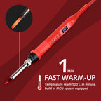 JCD 908U Electric Soldering Iron 80W 220V/110V With Switch Multi-function Button Adjustable Temperature Iron Welding Tools