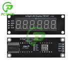 0.36 inch 6-digit LED Display Tube (decimal) 7 Segments Black TM1637 Red/Green/Yellow/Blue/White LED Display Module For Arduino