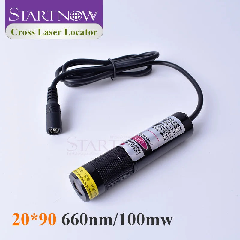 Light Red Cross Positioner 660nm 100mw Laser Diode Module Focusable Beam Cross Laser Locator For Woodworking Carving Machine