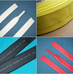 1M 2:1 Heat Shrink Tube Dia 7 8 10 12 14 15 16 18 20 22 25 28 30 35 40mm Wire Shrinkage Sleeving Wrap Kits Sell DIY Connector
