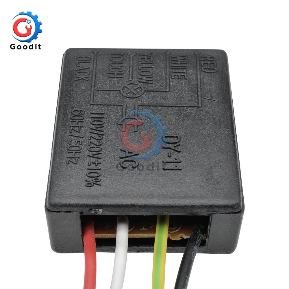 AC220V 1A Electrical Equipment Table light Parts On/off 1/4 Way Touch Control Sensor Desk light Parts Touch for Bulb Lamp Switch