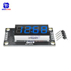 TM1637 0.36" 4 Bit Digital Tube LED Display 7 Segments Clock Module Red Green Blue Yellow White LED Board with Pin for Arduino