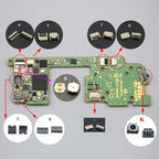 JCD 2 Piece FPC Connector For Switch NS Joy Con PCB Board Flex Cable Connector Socket Clip Spare Parts
