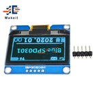 1.54 Inch OLED Module 5 Pin 7 Pin White Blue Yellow SPI IIC I2C Interface SSD1309 SPD0301 Driver 128x64 Display Screen Board